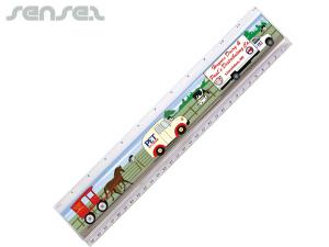 Promotional Full Colour Insert Rulers (30cm)