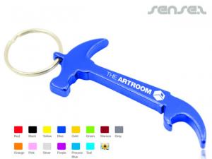 Promotional Hammer Bottle Opener Keyrings