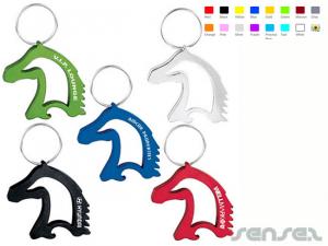 Promotional Horse Bottle Opener Keyrings