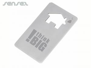 Promotional House Shaped Bottle Opener Cards